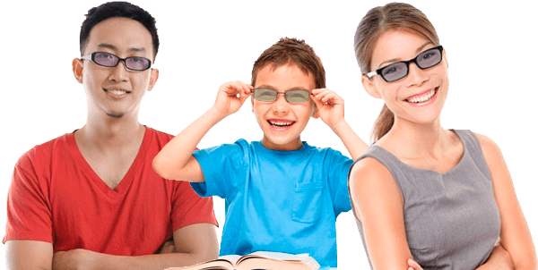 light sensitivity, eye strain